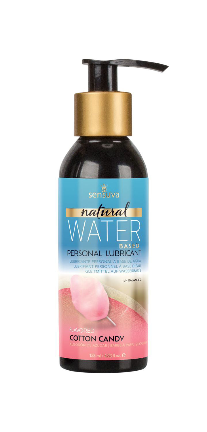 Natural Water-Based Personal Lubricant 4.23 Fl. Oz. - Cotton Candy
