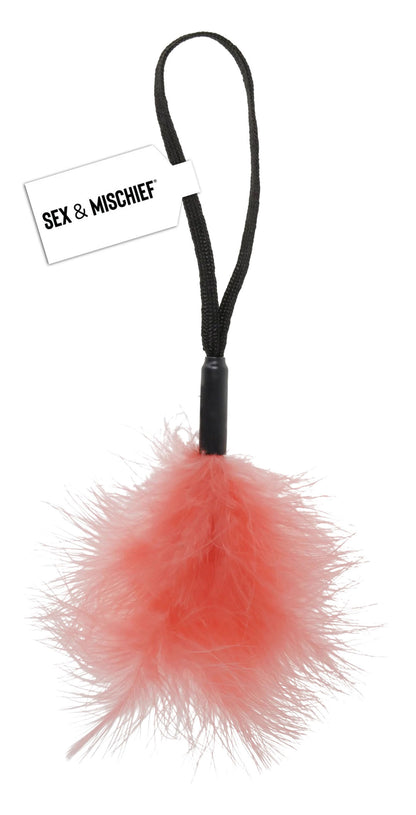Peach Wrist Feather Tickler