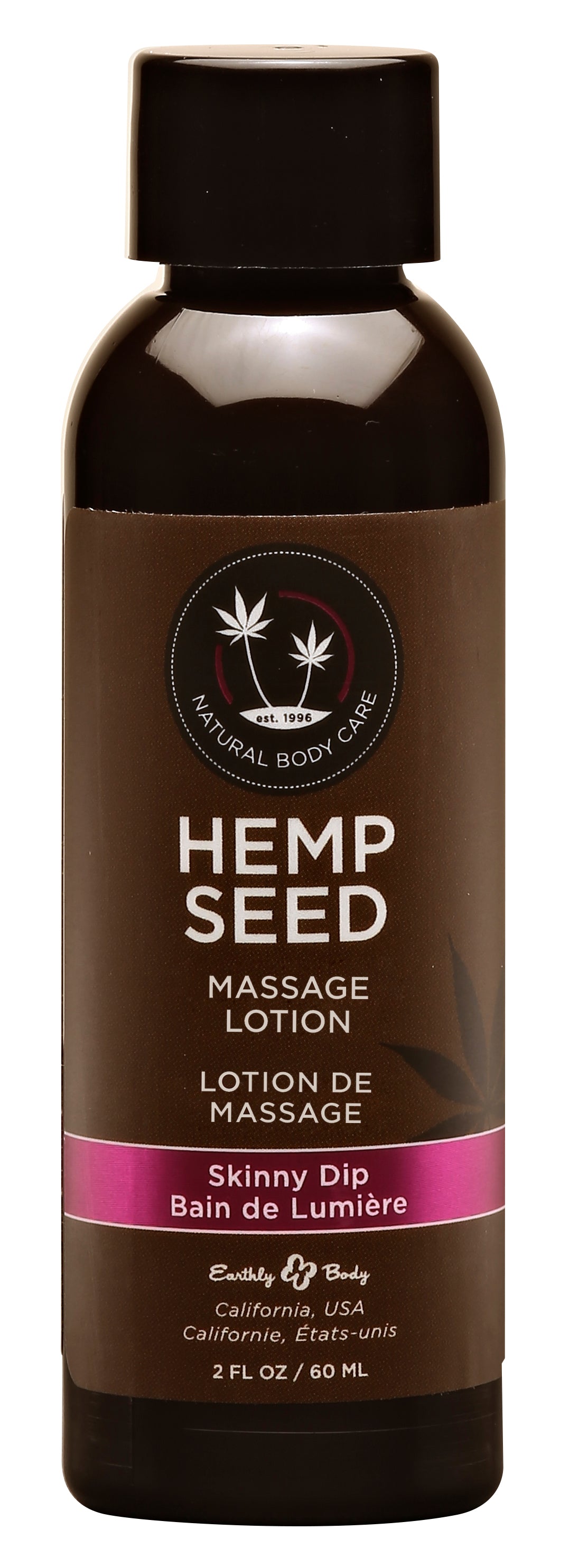 Hemp Seed Massage Lotion - Skinny Dip - 2 Fl. Oz. / 60 ml