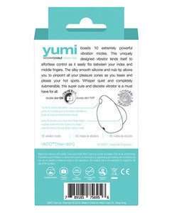 Yumi Rechargeable Finger Vibe - Tease Me Turquoise