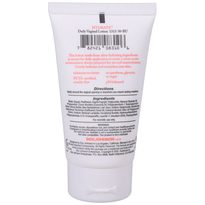 Intimate Enhancements - Hydrate - Daily Vaginal  Lotion - 2 Oz.