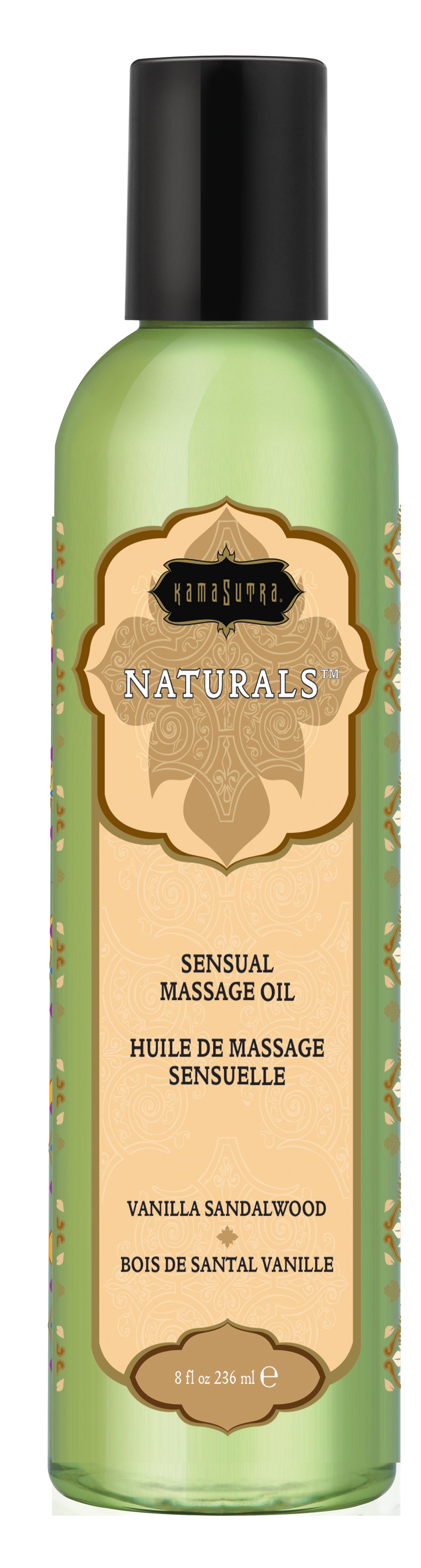 Naturals Massage Oil - Vanilla Sandalwood 8 Fl. Oz.