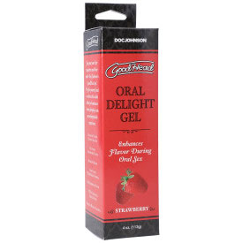 Good Head Oral Delight Gel 4 Oz - Sweet Strawberry