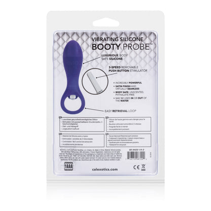 Vibrating Silicone Booty Probe
