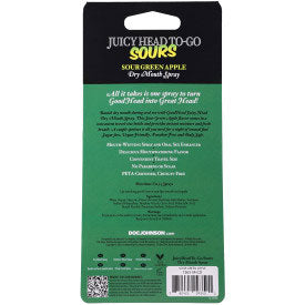 Goodhead Juicyhead Dry Mouth Spray to Go - Sour Green Apple .30 Oz