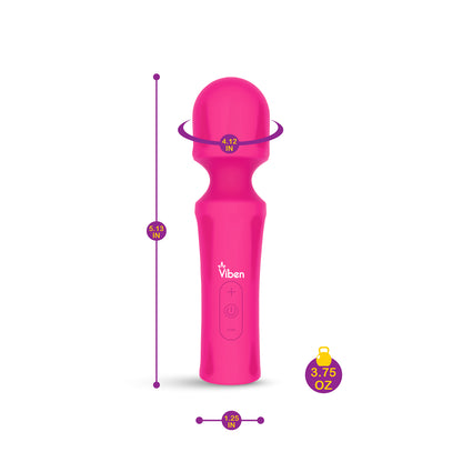 Mighty Muse Mini Massager - Hot Pink