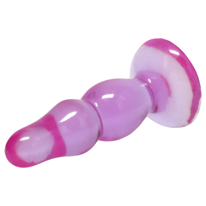 Crystal Jellies - Novice Pop Plug - 4 Inch Purple
