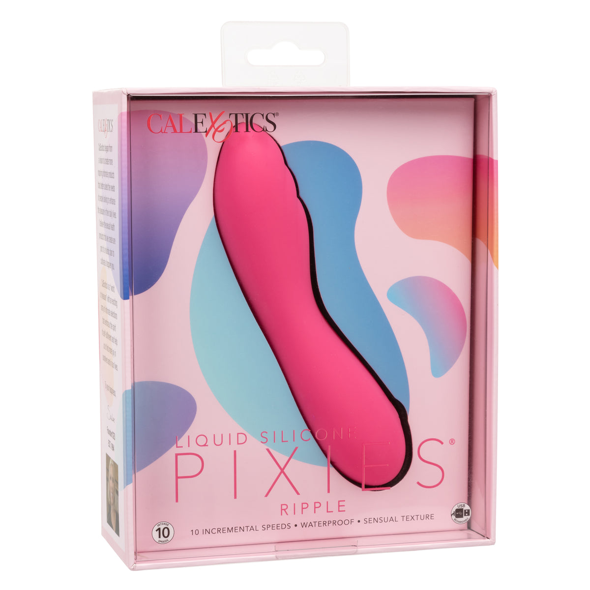 Liquid Silicone Pixies Ripple - Pink