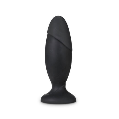 Anal Adventures - Platinum - Silicone Rocket Plug - Black