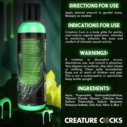 Creature Cum Green Water-Based Lubricant 8oz