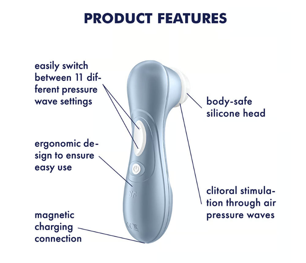 Satisfyer Pro 2 Generation 2 - Air Pulse Stimulator - Blue