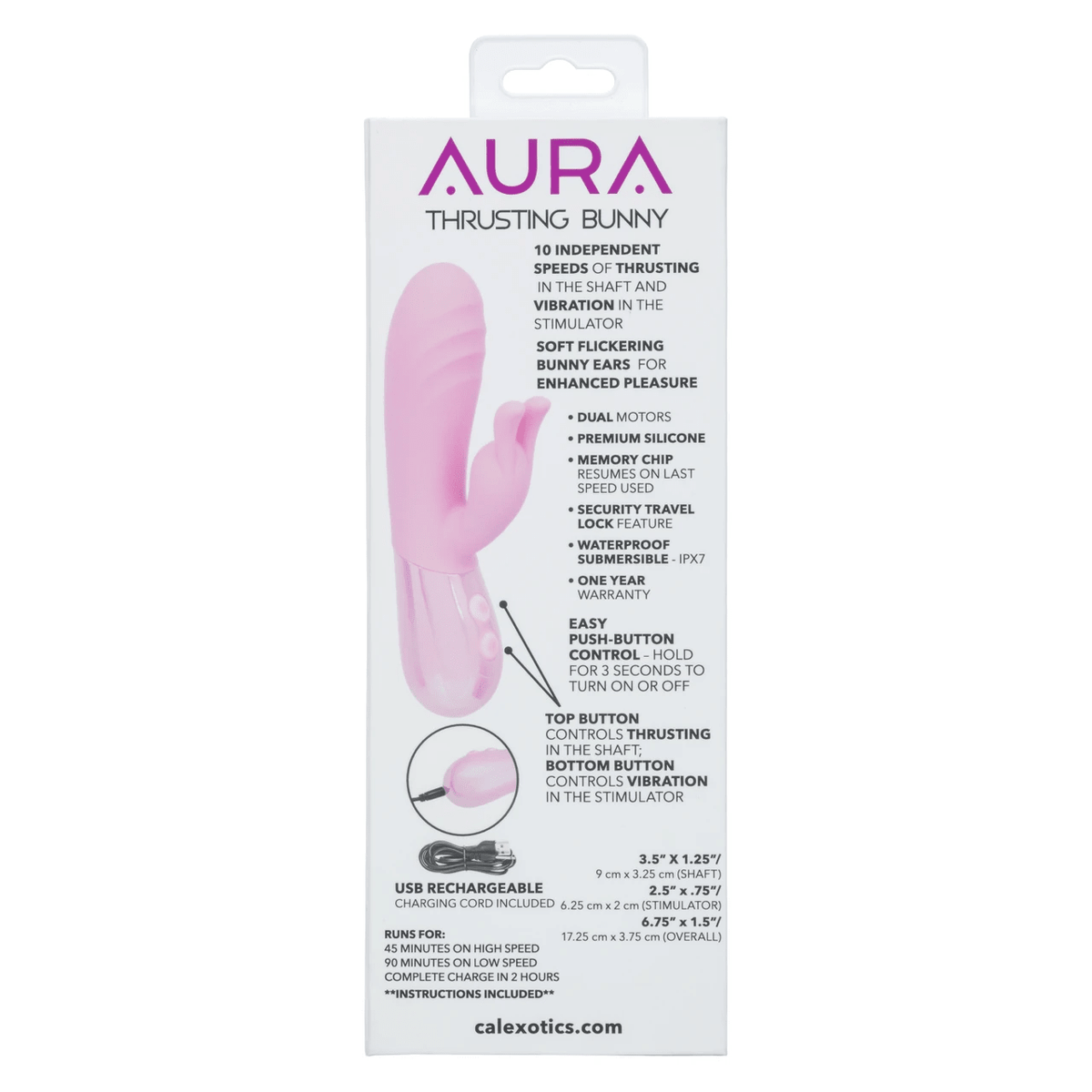 Aura Thrusting Bunny Pink - Vegas Back Room