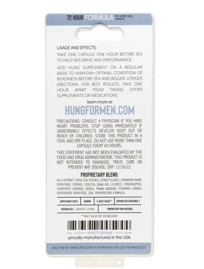 Hung Male Enhancement 24 Ct Display