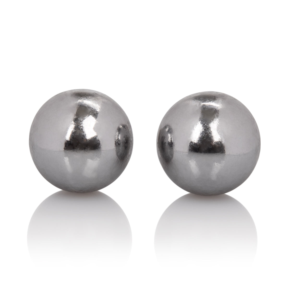 Weighted Orgasm Balls Metallic - Silver