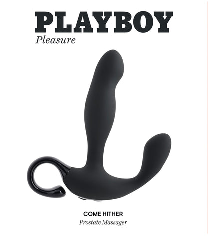 Playboy Pleasure - Come Hither - Prostate Massager - Black