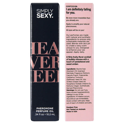 Simply Sexy Head Over Heels - Pheromone Perfume Oil Roll on - .34oz | 10.2ml