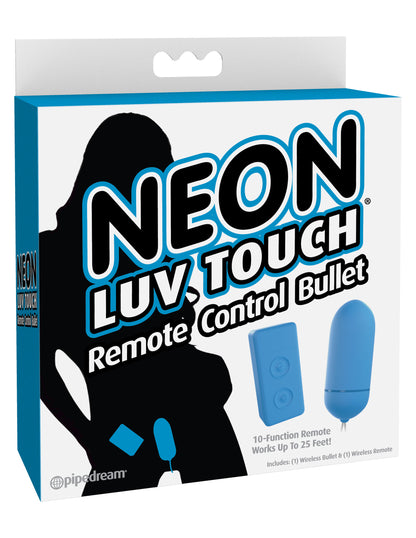 Neon Luv Touch Remote Control Bullet - Blue