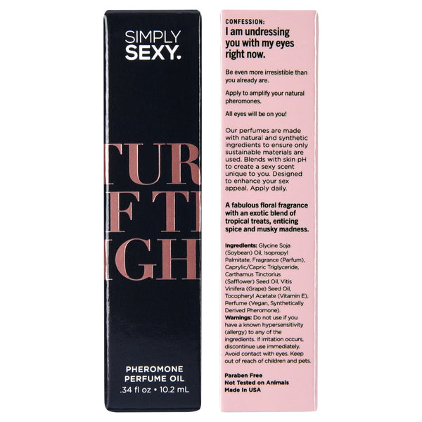 Simply Sexy Turn Off the Lights - Pheromone Perfume Oil Roll on - .34oz | 10.2ml