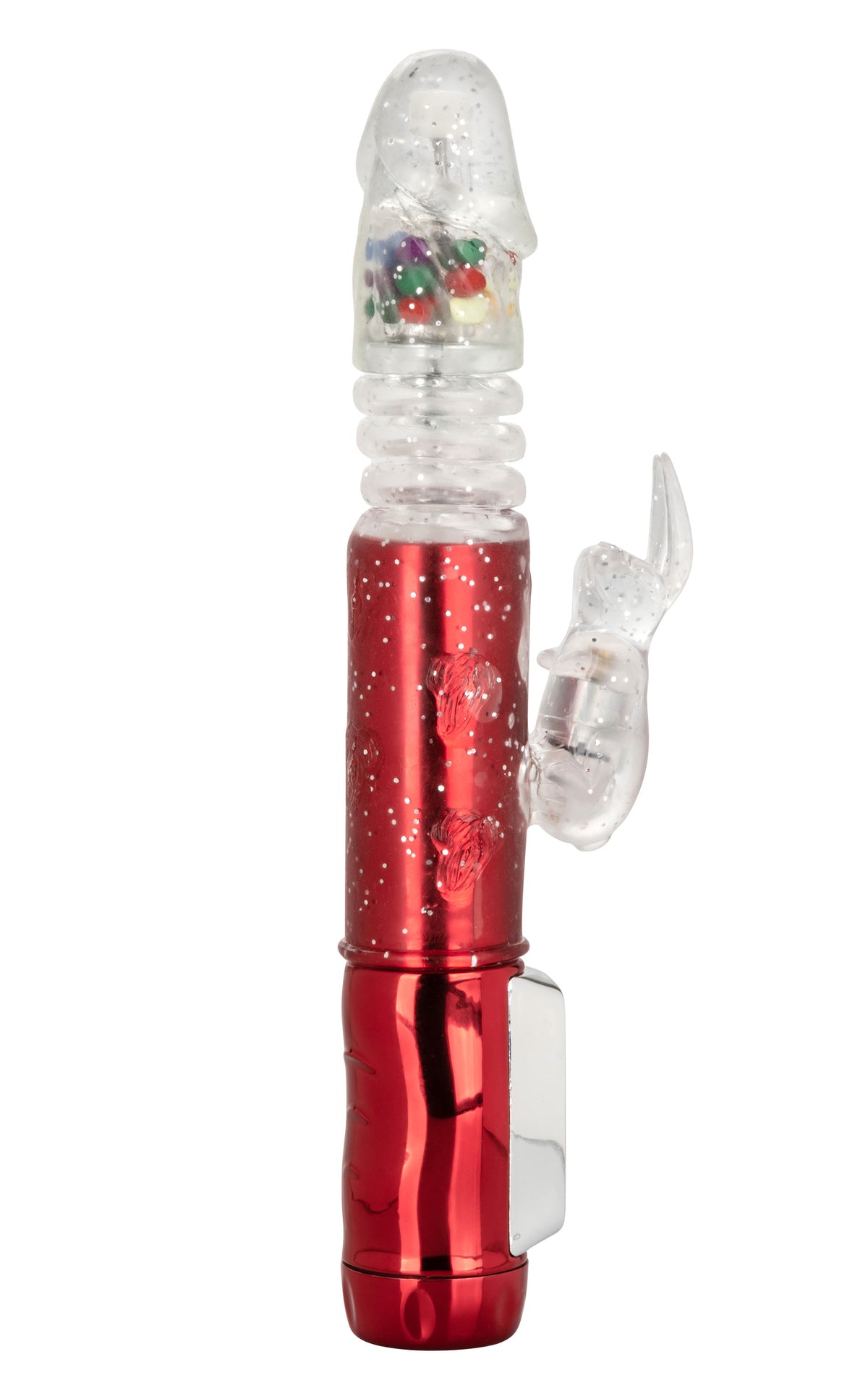 Naughty Bits Cumball Machine Thrusting Jack Rabbit Vibrator - Red