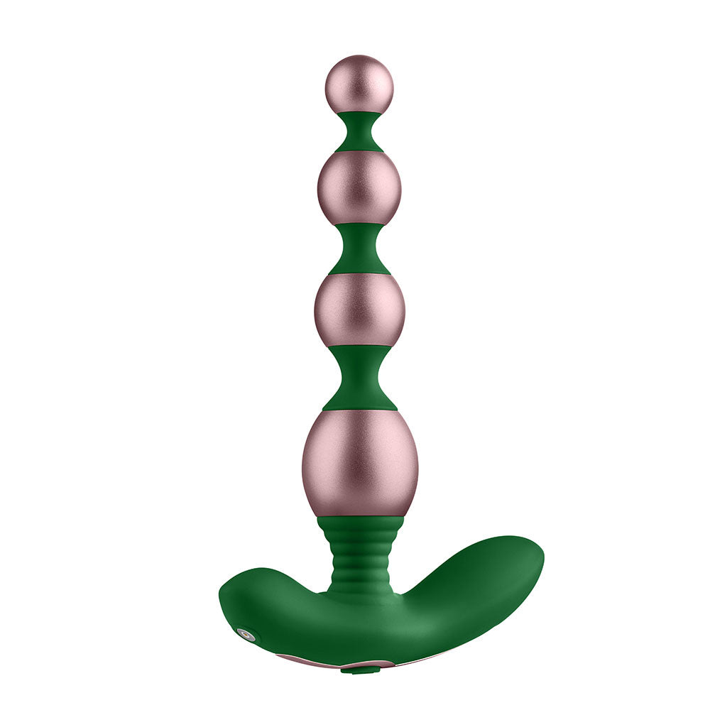 Bougie Beads Anodized Aluminum Anal Beads - Rose Gold