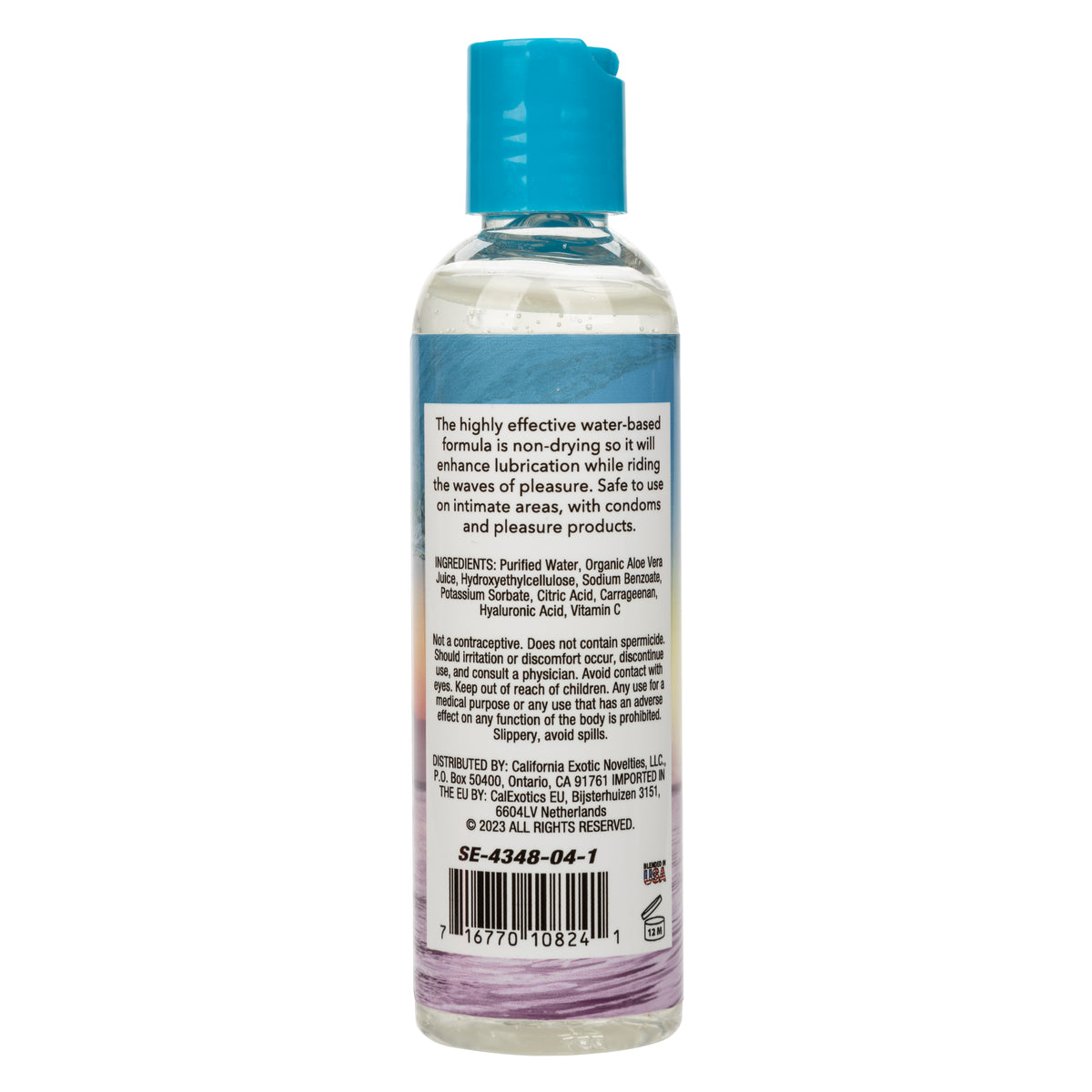 California Dreaming Ocean Mist Water Based Lubricant 4 Oz