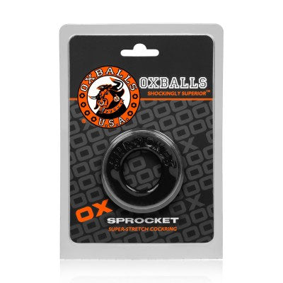 Sprocket Cockring Atomic Jock - Black