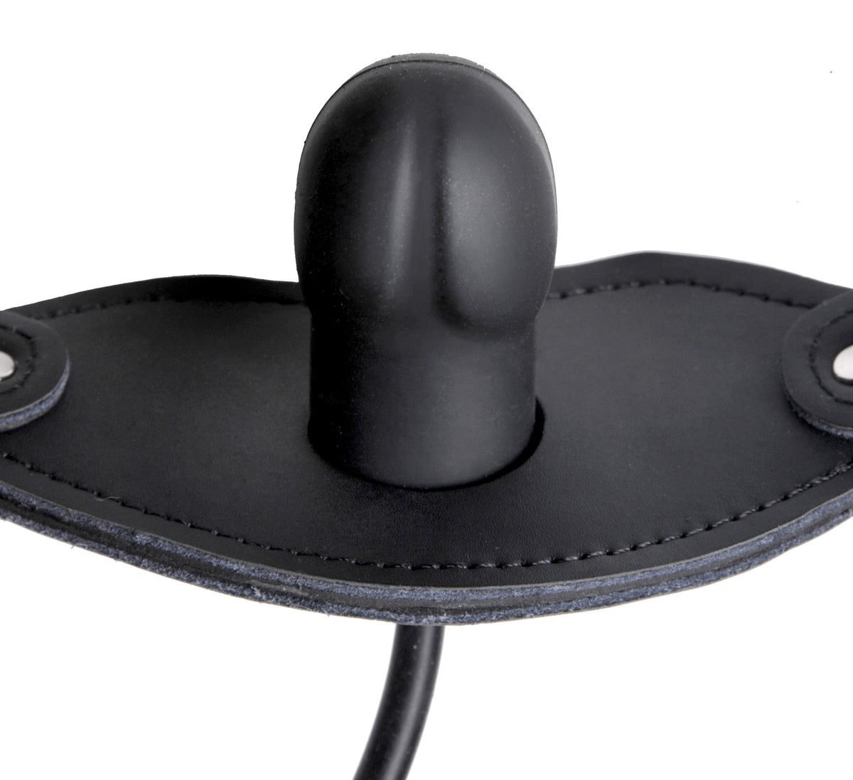Silencer Inflatable Locking Penis Gag - Black