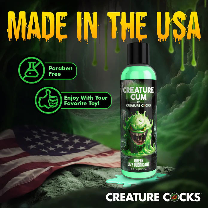 Creature Cum Green Water-Based Lubricant 8oz