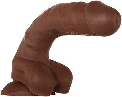 Real Supple Silicone Poseable Dark 8.25 Inch