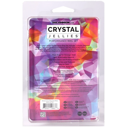 Crystal Jellies - Performance Ring Set Clear