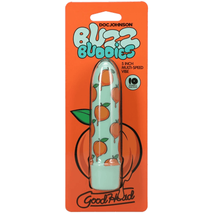 Goodhead - Buzz Buddies - 5 Inch Muti-Speed Vibe Peaches - Vegas Back Room