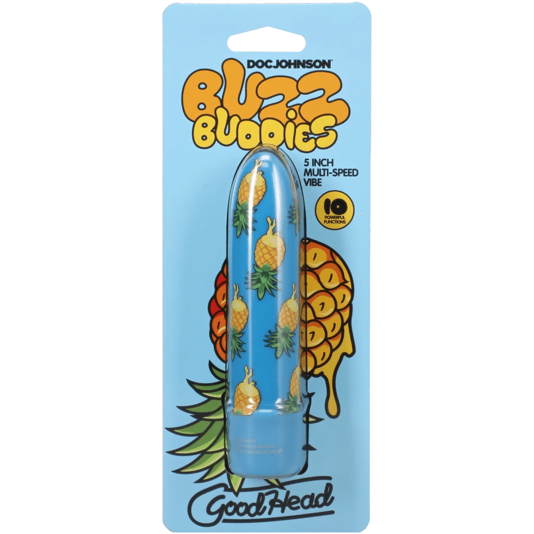 Goodhead - Buzz Buddies - 5 Inch Muti-Speed Vibe Pineapple - Vegas Back Room