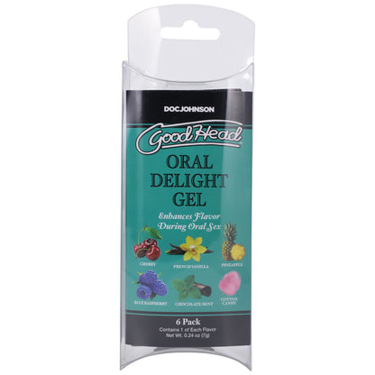 Goodhead - Oral Delight Gel - 6 Pack - 0.24 Oz