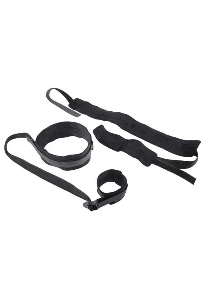 Thigh and Wrist Cuffs - Black