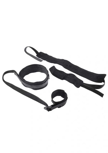Thigh and Wrist Cuffs - Black