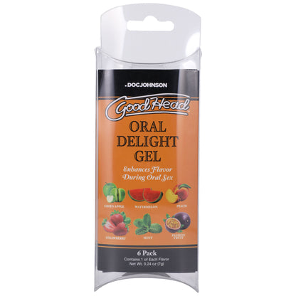 Goodhead - Oral Delight Gel - 6 Pack - 0.24 Oz