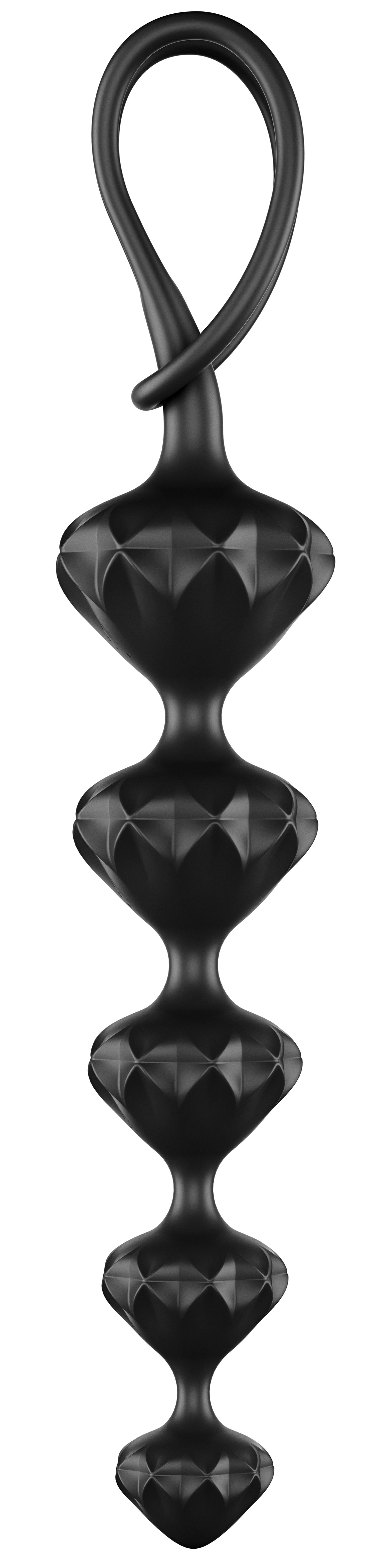 Satisfyer Beads Super Soft Silicone - Black
