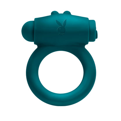 Playboy Pleasure - Bunny Buzzer - Cock Ring - Deep Teal