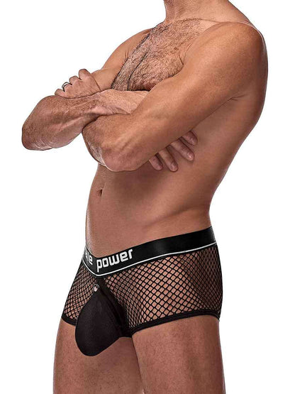 Cock Pit Net Mini Cock Ring Short - Small - Black