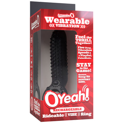 Rechargeable O Yeah Silicone - Black