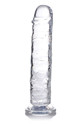 Jock C - Thru 7 Inch Clear Tpe Dildo