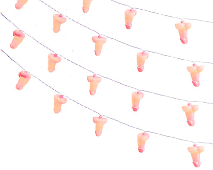 Glitterati Penis String Lights - 20 Lights