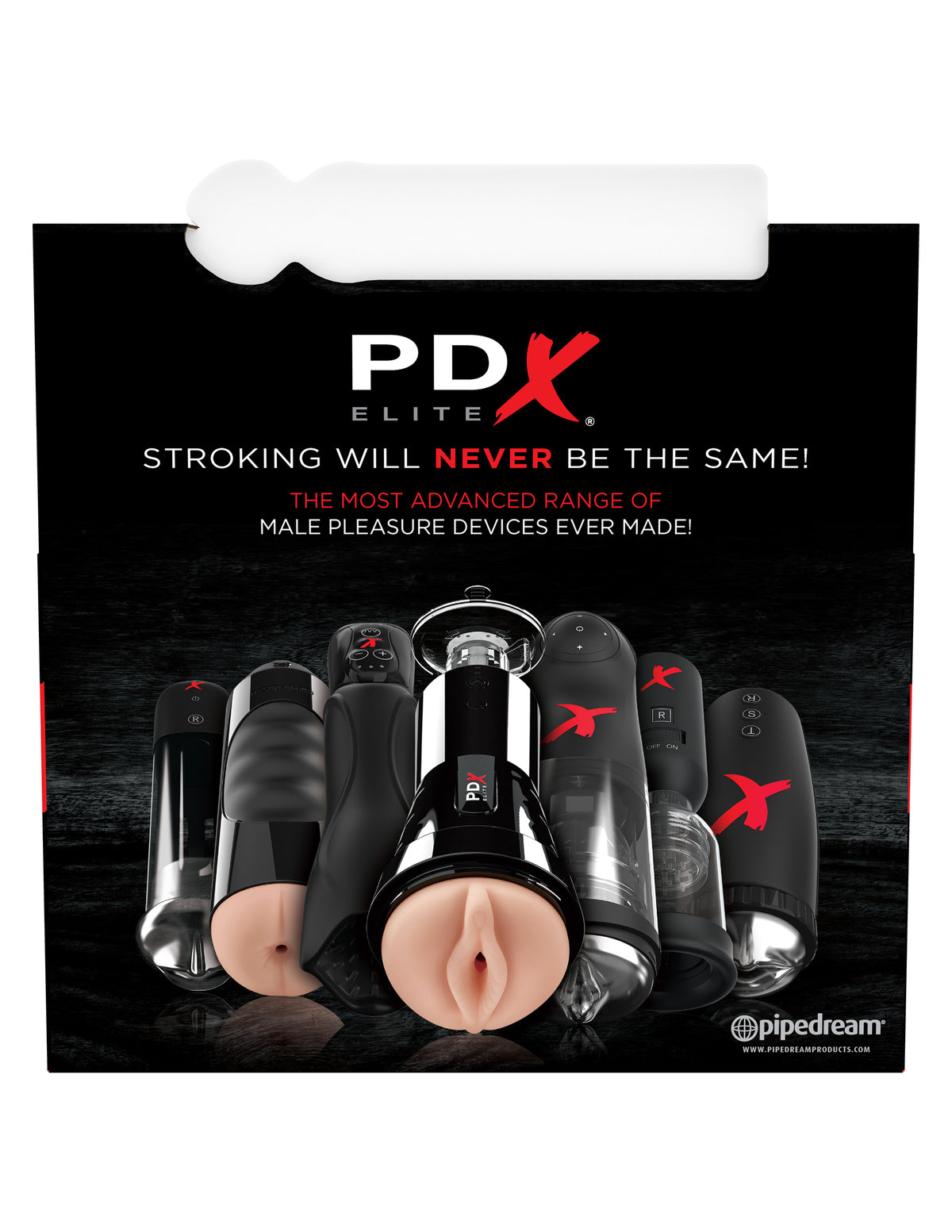 Pdx Elite Vibrating Pussy Mouth Ass Stroker  Display of 12