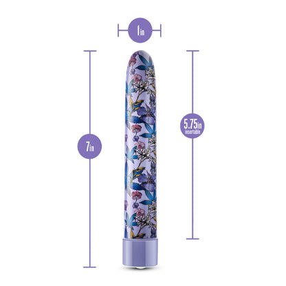Limited Addiction - Floradelic - 7 Inch Rechargeable Vibe - Purple