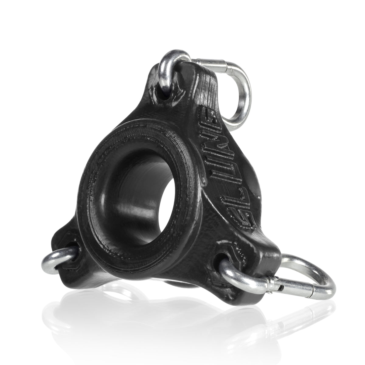 Slung Stretchy Silicone Weighted Ballstretcher - Black