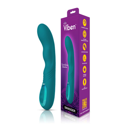 Swagger Wriggling G-Spot Vibe - Ocean