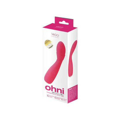 Ohni Rechargeable G-Spot Thrusting Vibe Pink