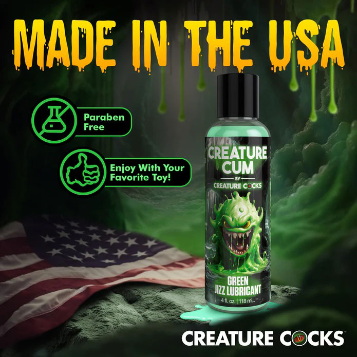 Creature Cum Green Water-Based Lubricant 4oz