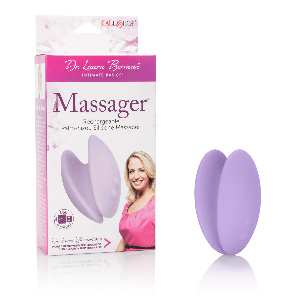 Dr. Laura Berman Massager Palm-Sized Silicone  Massager