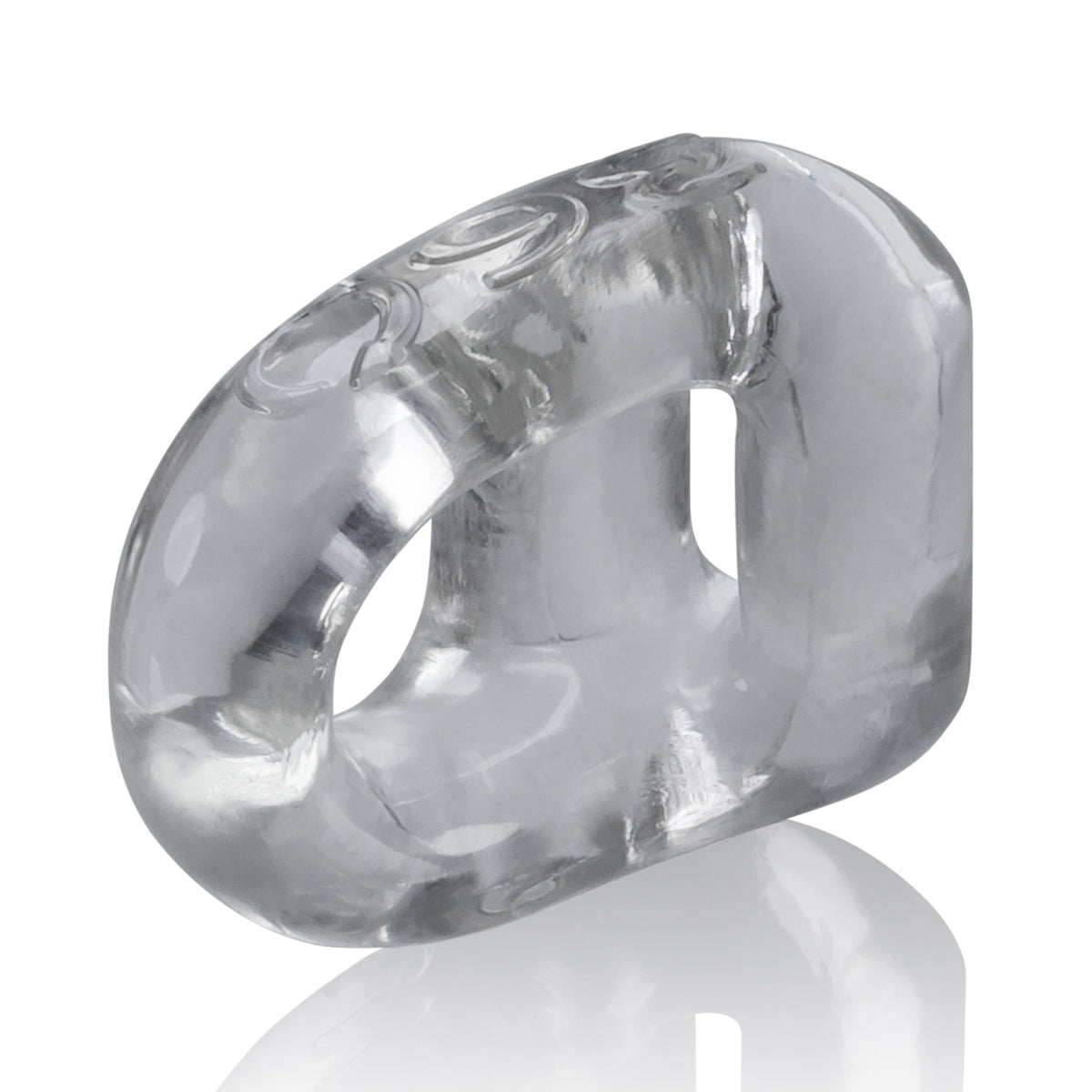 360 2- Way Cockring + Ballsling - Clear